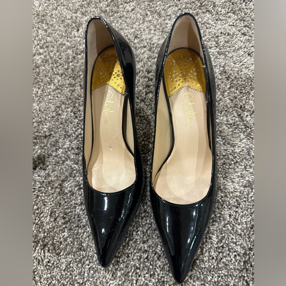 Cole Haan Black Patent Leather Heels
